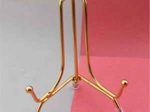 Folding Electro-plated Metal Stand