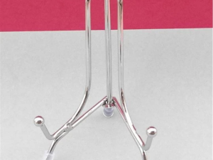 Folding Electro-plated Metal Stand
