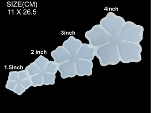3D 4 Cavity 5 Kali Flower mould