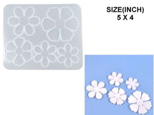 5 Cavity Flower Mould