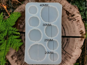 8 Cavity Round agate Mould