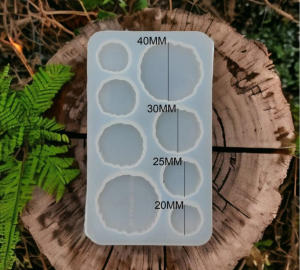 8 Cavity Round agate Mould