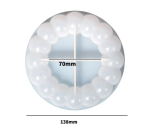 5.5" Bubble Edge Coaster Mould